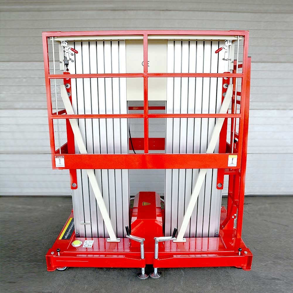 Фото 38 - Телескопический Двухмачтовый Подъемник ZX-2-090 OXLIFT 9 м 200 кг.