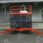 Фото 15 - Ножничный подъемник с электроподъемом и аккумулятором QX-050-140 DC/AC OXLIFT 500 кг 14 м.