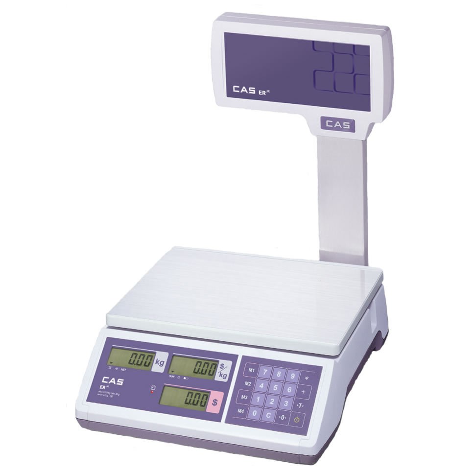 Фото 10 - Весы торговые CAS ER JR-30CBU.