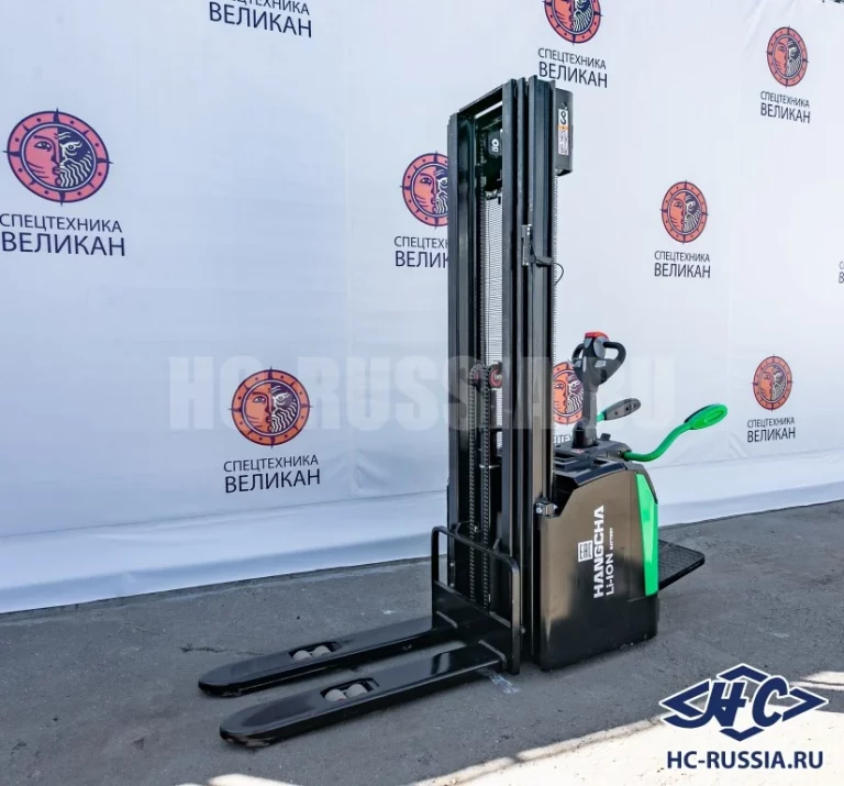 Фото 3 - Штабелер с платформой премиум HC CDD16-AC1S-I.