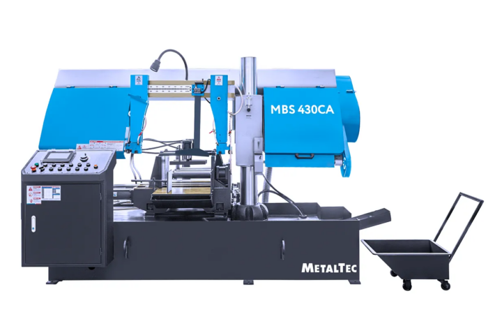Фото 1 - MetalTec MBS 430 CА автоматический колонный ленточнопильный станок.